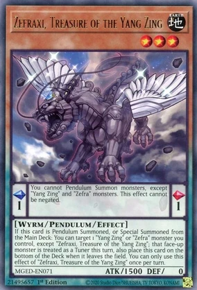 Zefraxi, Treasure of the Yang Zing | Yu-Gi-Oh! Wiki | Fandom