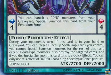 D/D Evil, Yu-Gi-Oh! Wiki