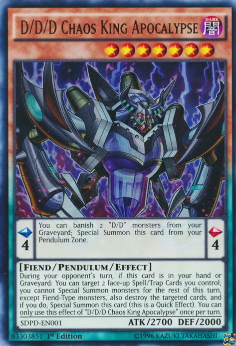 D/D/D Vice King Requiem - Yu-Gi-Oh! Card of the Day 