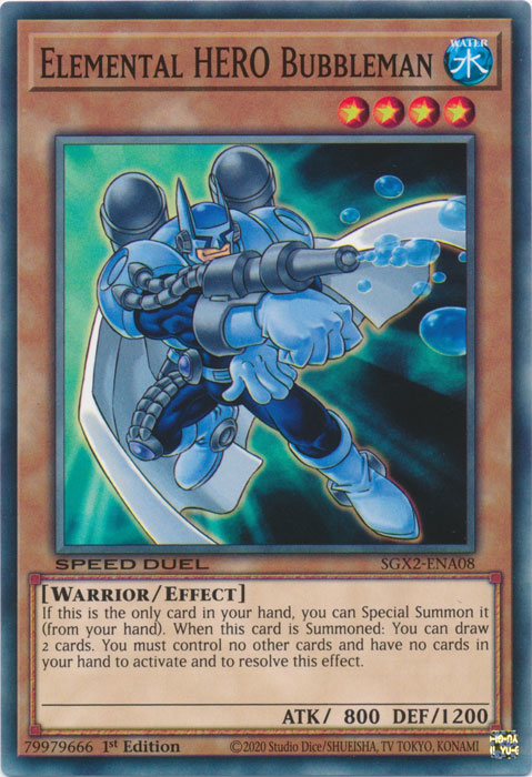 Elemental HERO Bubbleman | Yu-Gi-Oh! Wiki | Fandom