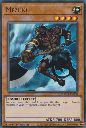 遊戯王OCG デュエルモンスターズ MIZUKI Mezuki | Yu-Gi-Oh! Wiki | Fandom