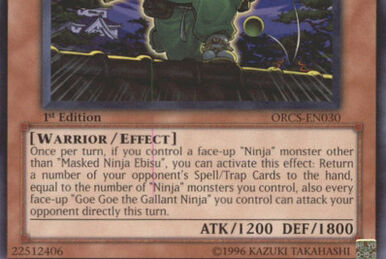 Yugioh - WCQ 2012 Ninja Grandmaster Hanzo-White Dragon Ninj