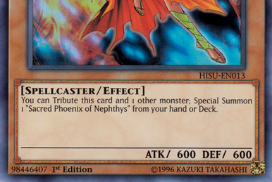 Sacred Phoenix of Nephthys | Yu-Gi-Oh! Wiki | Fandom