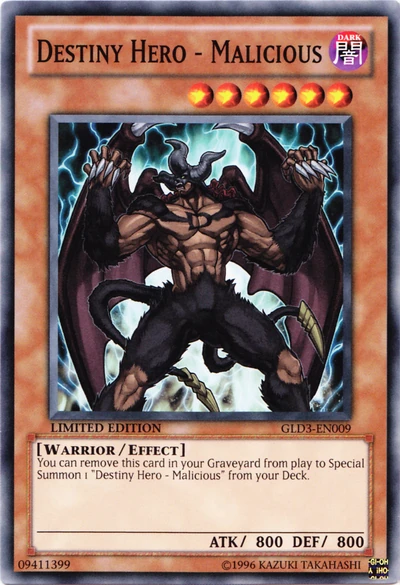 Card Errata:Destiny HERO - Malicious | Yu-Gi-Oh! Wiki | Fandom