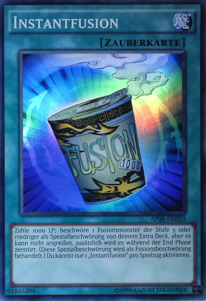 yugioh legacy of the duelist card list instant fusion