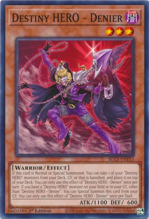 Destiny HERO - Denier | Yu-Gi-Oh! Wiki | Fandom Destiny HERO - Denier | Yu-Gi-Oh! Wiki | Fandom