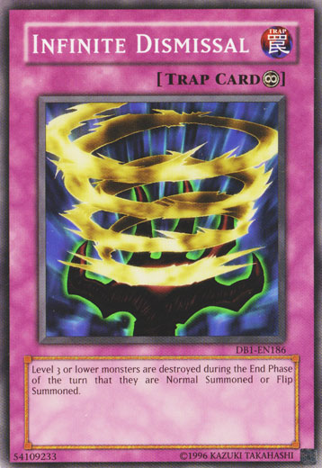 Infinite Dismissal, Yu-Gi-Oh!