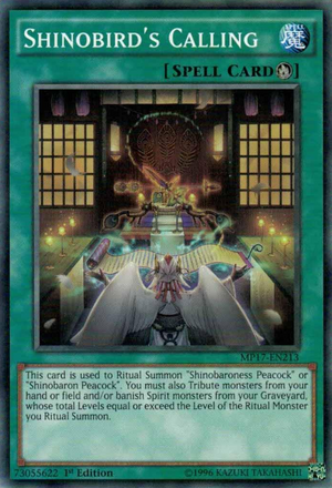 Shinobird's Calling | Yu-Gi-Oh! Wiki | Fandom
