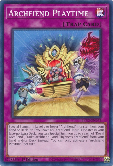 Archfiend Playtime | Yu-Gi-Oh! Wiki | Fandom Archfiend Playtime | Yu-Gi-Oh! Wiki | Fandom