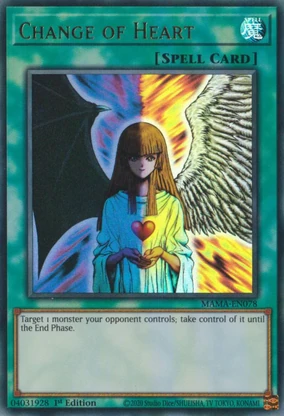 yugioh quotes heart of the cards Amazon.com: Yu-Gi-Oh! - Change of Heart (SDP-030) - Starter Deck Pegasus -  1st Edition main image 1