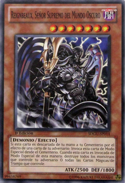 Reign-Beaux, Overlord of Dark World - Yu-Gi-Oh! Card