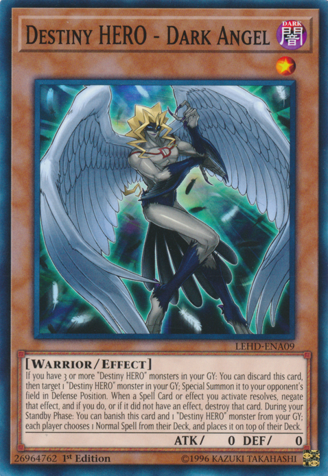 Destiny Hero Dark Angel Yu Gi Oh Wiki Fandom