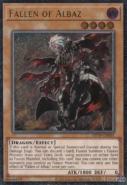 ots 19 yugioh card list Amazon.com: Fallen of Albaz - OP19-EN001 - OTS Tournament Pack 19 main image 0