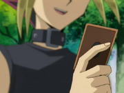 GXx001 Yugi holding Winged Kuriboh