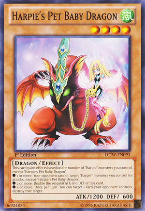 Harpie's Pet Baby Dragon | Yu-Gi-Oh! Wiki | Fandom