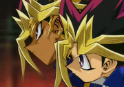 Atem and Yugi Moto