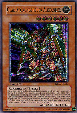 Card Gallery:Gladiator Beast Alexander | Yu-Gi-Oh! Wiki | Fandom