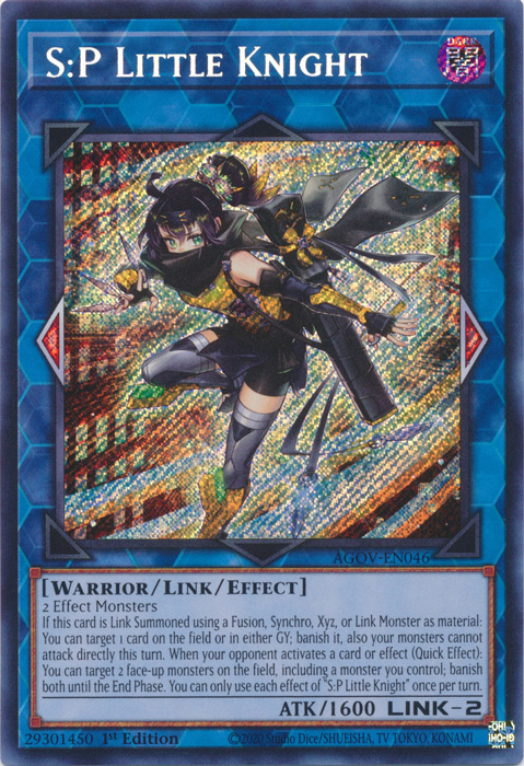 遊戯王 RA03-EN049 S:P Little Knight S：Pリトルナイト (英語版 1st Edition プラチナシークレットレア)  Quarter Century Bonanza Card Gallery:S:P Little Knight | Yu-Gi-Oh! Wiki | Fandom