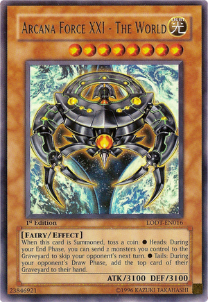 Arcana Force XXI - The World | Yu-Gi-Oh! Wiki | Fandom