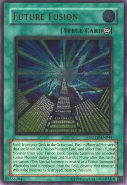 遊戯王　FUTURE FUSION フューチャーフュージョン　英語版　レリーフ 遊戯王 未来融合－フューチャー・フュージョン レリーフ 英語