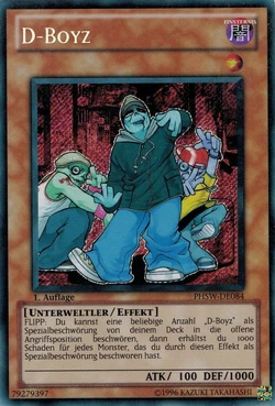 d boyz yugioh card Amazon.com: Yu-Gi-Oh! - D-Boyz (PHSW-EN084) - Photon Shockwave - 1st  Edition main image 1