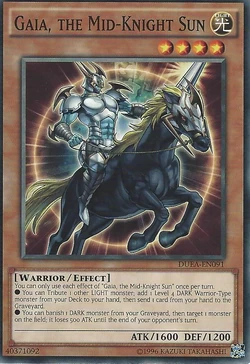 KnightA『Mid-Knight Party』 Card Gallery:Gaia, the Mid-Knight Sun | Yu-Gi-Oh! Wiki | Fandom