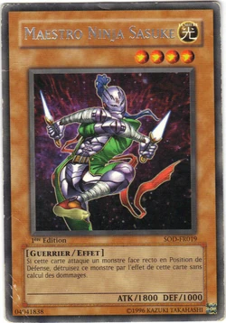 Card Gallery:Ninja Grandmaster Sasuke | Yu-Gi-Oh! Wiki | Fandom