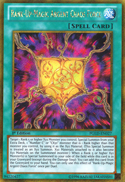 Card Gallery:Rank-Up-Magic Argent Chaos Force | Yu-Gi-Oh! Wiki