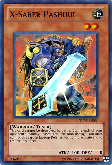 Yu-Gi-Oh Promo Single X-Saber Pashuul Super Rare TU07 | DA Card World