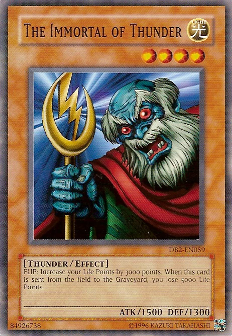 Card Errata:The Immortal of Thunder | Yu-Gi-Oh! Wiki | Fandom