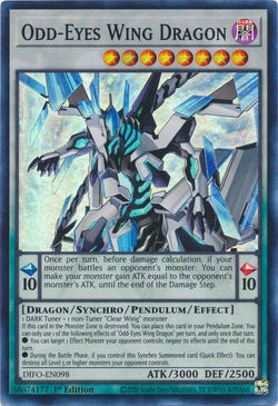 Card Gallery:Odd-Eyes Wing Dragon | Yu-Gi-Oh! Wiki | Fandom