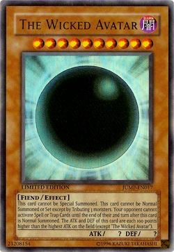 the wicked avatar yugioh card Yugioh The Wicked Avatar CT07-EN023 Limition Edition Super Rare NM