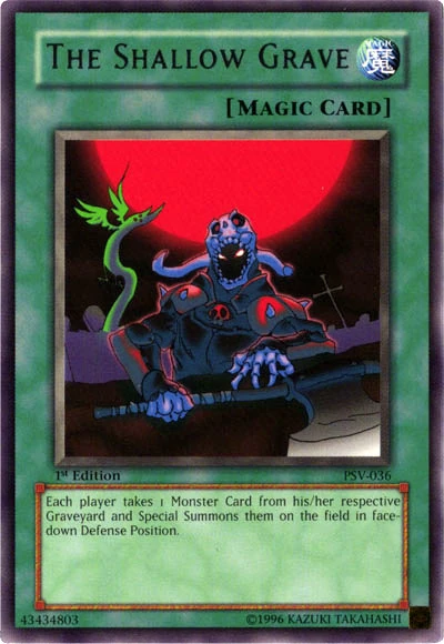 Card Errata:The Shallow Grave | Yu-Gi-Oh! Wiki | Fandom