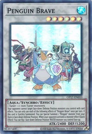 penguin deck yugioh Yugioh The Great Emperor Penguin OP17-EN005 Super Rare NM