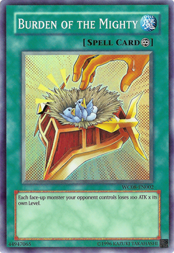 Card Gallery:Burden of the Mighty | Yu-Gi-Oh! Wiki | Fandom