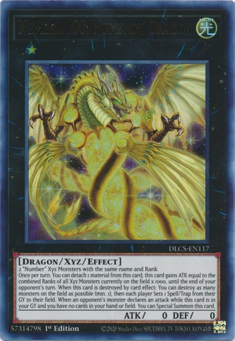 Card Errata:Number 100: Numeron Dragon | Yu-Gi-Oh! Wiki | Fandom