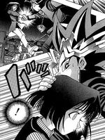 YGO-020 Dark Yugi saves Anzu