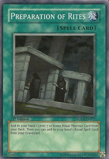 Card Errata:Preparation of Rites | Yu-Gi-Oh! Wiki | Fandom