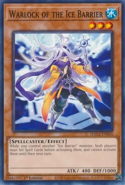 Card Gallery:Warlock of the Ice Barrier | Yu-Gi-Oh! Wiki | Fandom