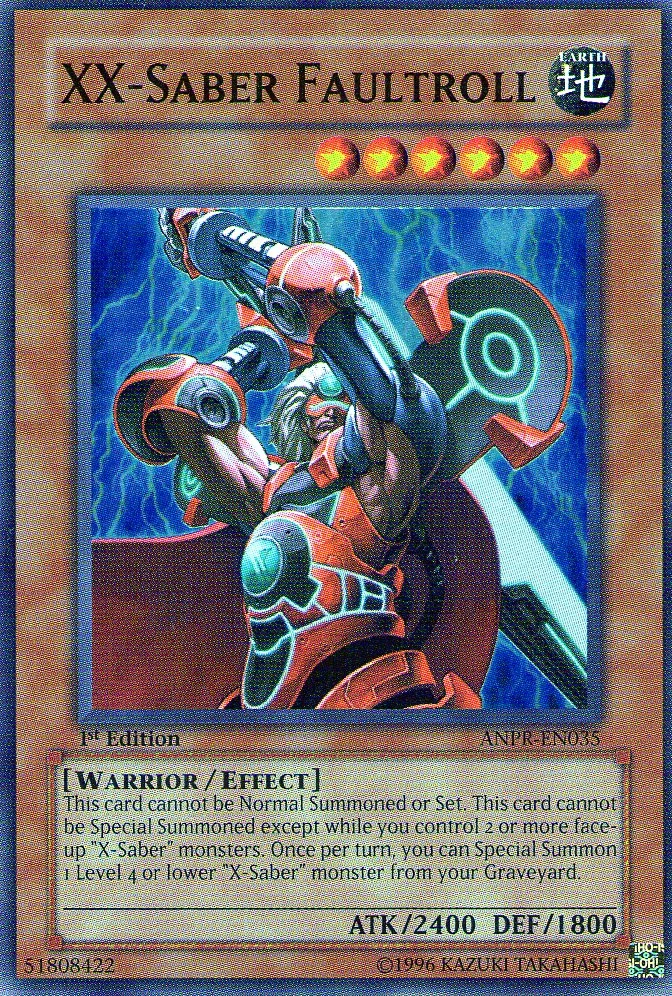 Card Errata:XX-Saber Faultroll | Yu-Gi-Oh! Wiki | Fandom