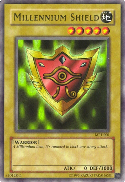 遊戯王OCG デュエルモンスターズ MP1 Yu-Gi-Oh! Millennium Shield Card Errata:Millennium Shield | Yu-Gi-Oh! Wiki | Fandom