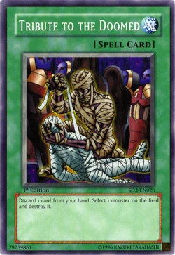 PSA8 1999年 TRIBUTE TO THE DOOMED 死者への手向け Amazon.co.jp: 遊戯王（英語表記） TRIBUTE TO THE DOOMED【死者