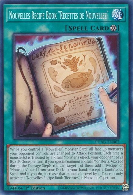 Nouvelles Recipe Book "Recettes de Nouvellez" | Yu-Gi-Oh! Wiki | Fandom