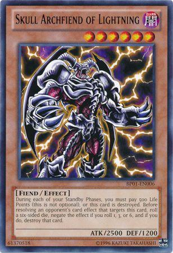 Card Gallery:Skull Archfiend of Lightning | Yu-Gi-Oh! Wiki