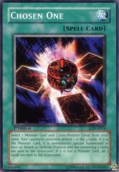 Card Errata:Chosen One | Yu-Gi-Oh! Wiki | Fandom