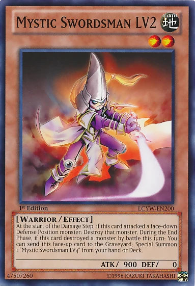 Card Errata:Mystic Swordsman LV2 | Yu-Gi-Oh! Wiki | Fandom