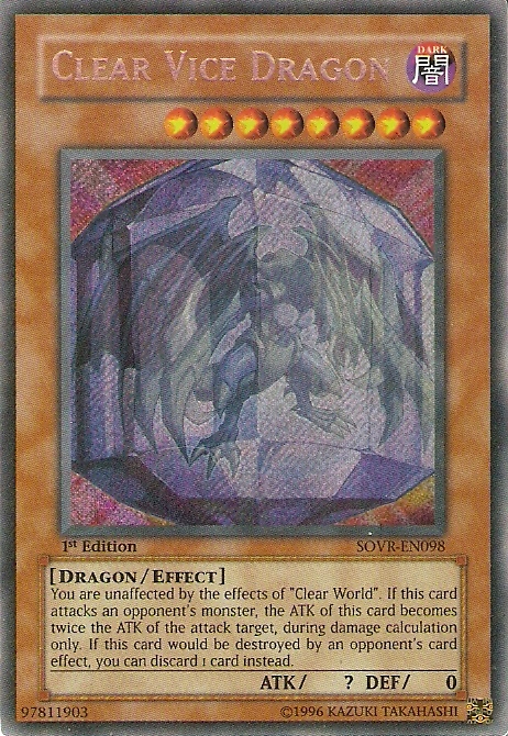 Clear Vice Dragon | Yu-Gi-Oh! Wiki | Fandom