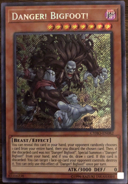 Card Gallery:Danger! Bigfoot! | Yu-Gi-Oh! Wiki | Fandom