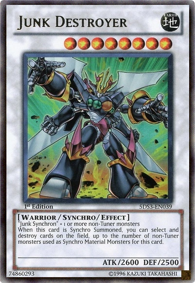 Card Errata:Junk Destroyer | Yu-Gi-Oh! Wiki | Fandom