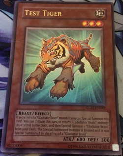 Card Gallery:Test Tiger | Yu-Gi-Oh! Wiki | Fandom